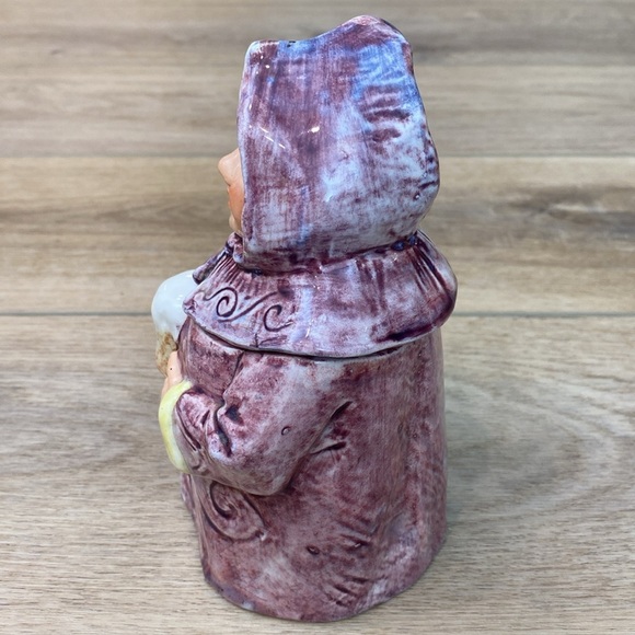 Antique Majolica Monk Tabacco‎ Jar Humidor - Picture 7 of 13